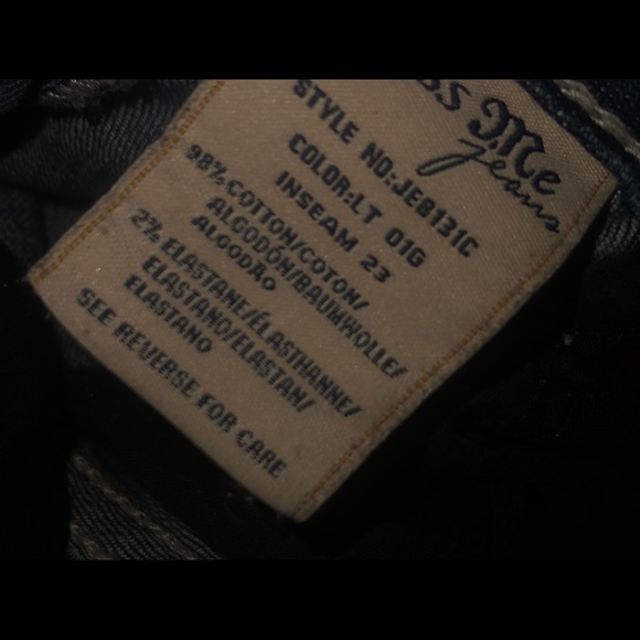 Miss Me signature cropped 3/4 Jean capris size 25 - Picture 3 of 8